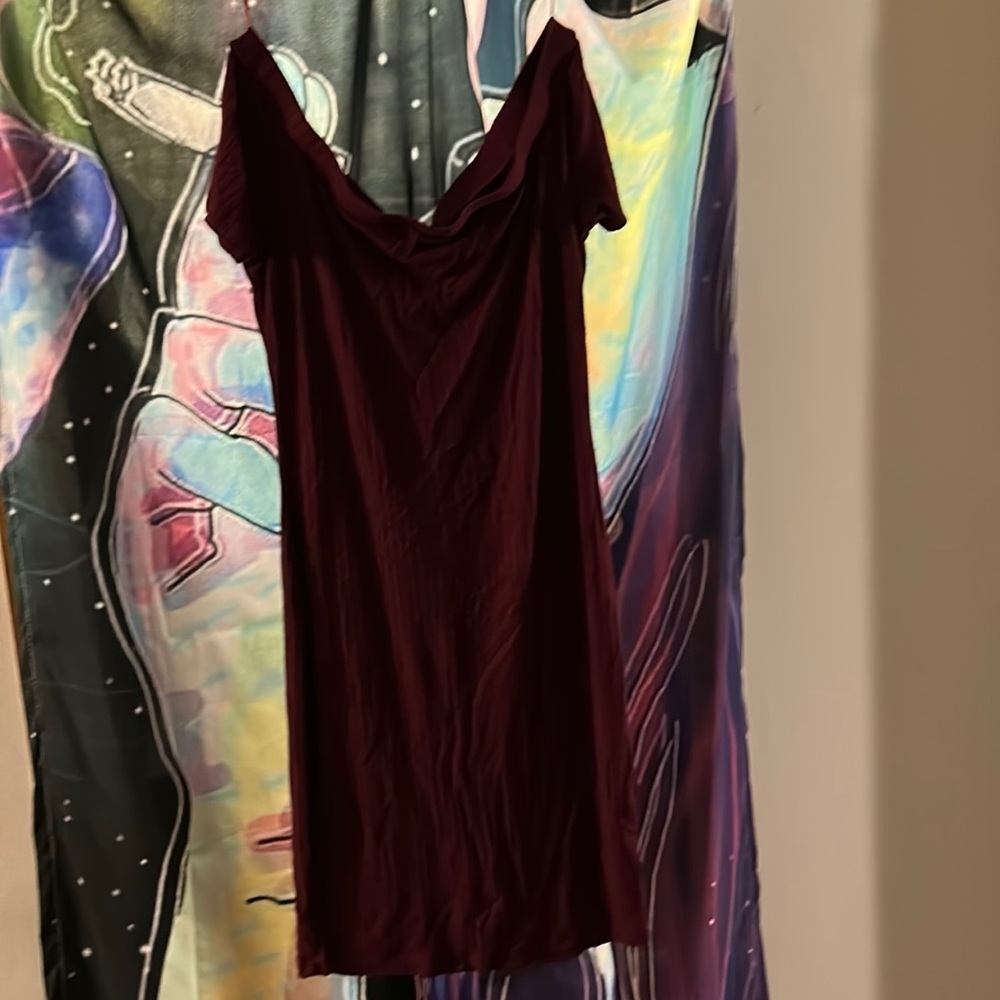 Bodycon mini cotton dress!